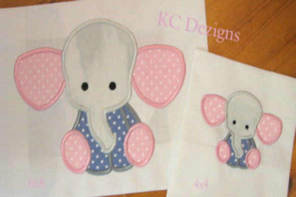 Baby Elephant Sitting: An Embroidery Design Review