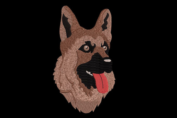 Dog German Shepherd: A Seasonal Embroidery Review