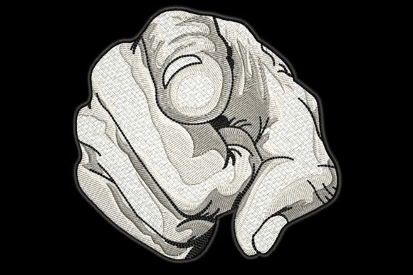 Finger Pointing Greyscale Drawing Effect Review
