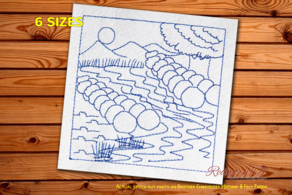 Floating River Lineart: An Embroidery Designer Review