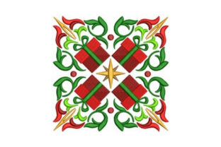 Gift Quilt Block: A Christmas Embroidery Review