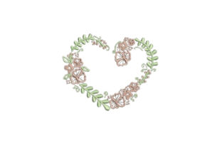 Heartshaped Flower Wreath: A Merch Design Review