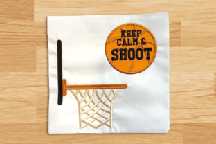 Keep Calm and Shoot Basketball Applique Review
