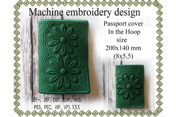 Passport Cover in the Hoop - Flower Review