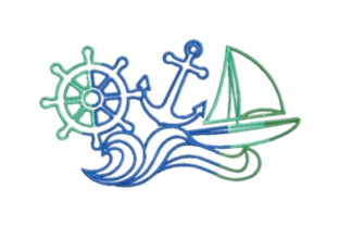 Rainbow Nautical: An Embroidery Designerβs Review