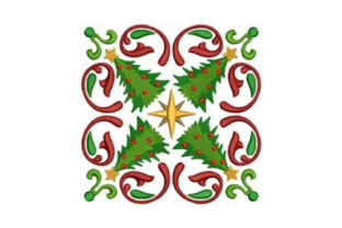 Tree Quilt Block: A Festive Embroidery Review