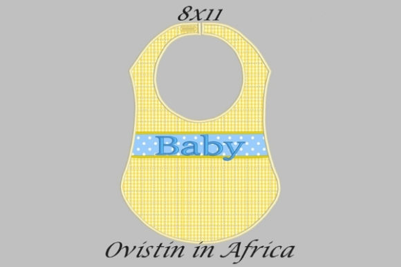 Yellow Cute Adorable Baby Bib Large Design Review